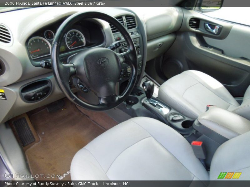 Steel Blue / Gray 2006 Hyundai Santa Fe Limited 4WD