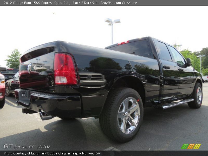 Black / Dark Slate Gray/Medium Graystone 2012 Dodge Ram 1500 Express Quad Cab