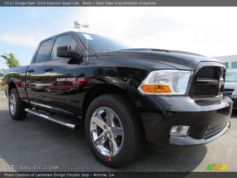 Black / Dark Slate Gray/Medium Graystone 2012 Dodge Ram 1500 Express Quad Cab