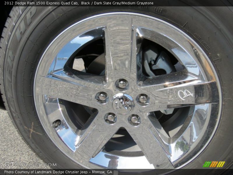 Black / Dark Slate Gray/Medium Graystone 2012 Dodge Ram 1500 Express Quad Cab