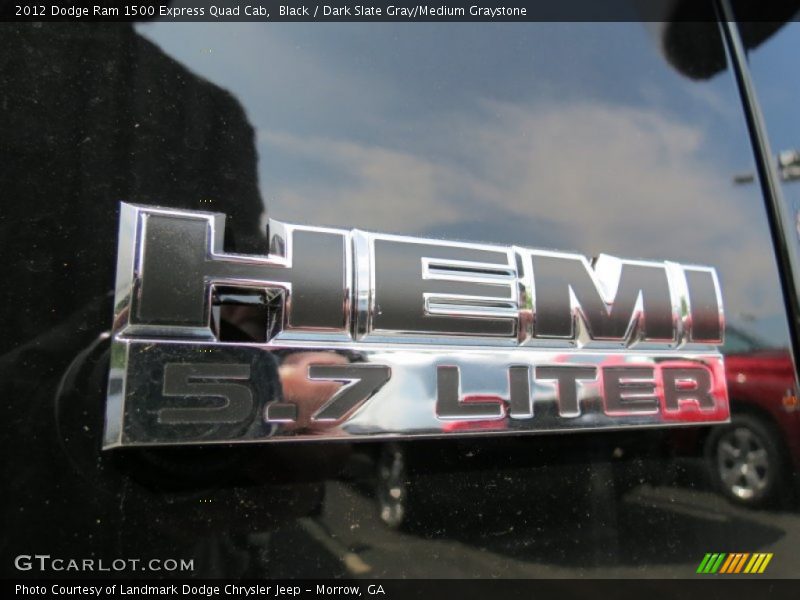 Black / Dark Slate Gray/Medium Graystone 2012 Dodge Ram 1500 Express Quad Cab