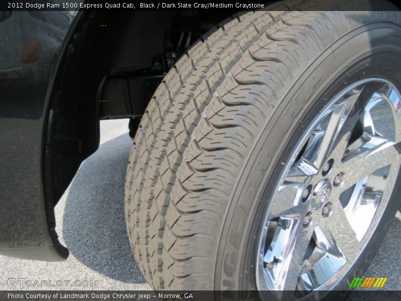 Black / Dark Slate Gray/Medium Graystone 2012 Dodge Ram 1500 Express Quad Cab