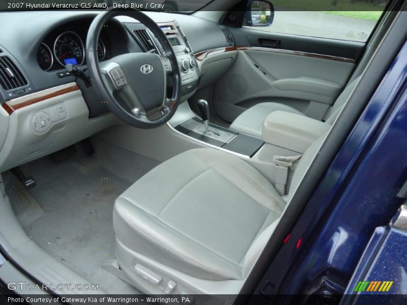 Deep Blue / Gray 2007 Hyundai Veracruz GLS AWD