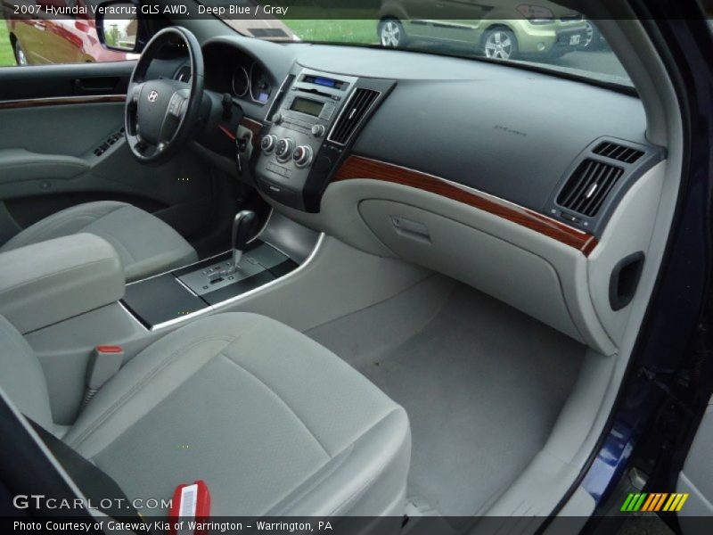 Deep Blue / Gray 2007 Hyundai Veracruz GLS AWD