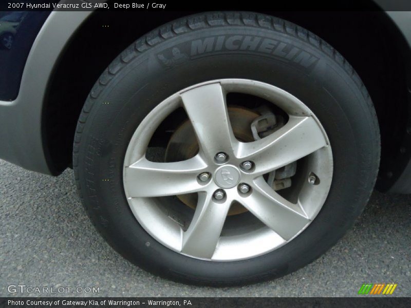 Deep Blue / Gray 2007 Hyundai Veracruz GLS AWD