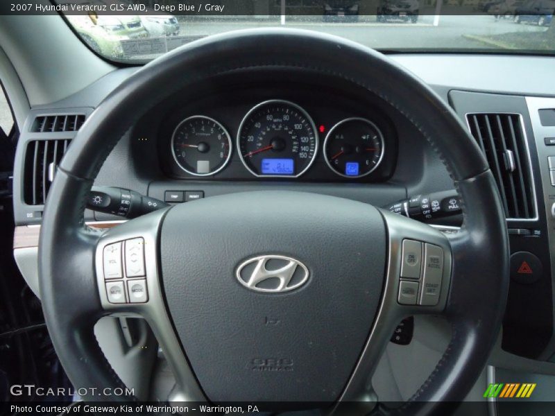 Deep Blue / Gray 2007 Hyundai Veracruz GLS AWD