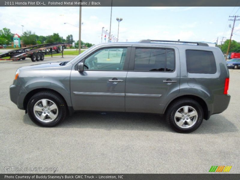 Polished Metal Metallic / Black 2011 Honda Pilot EX-L