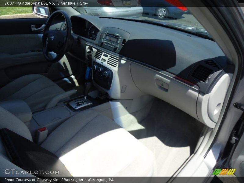 Silver Blue / Gray 2007 Hyundai Sonata SE V6