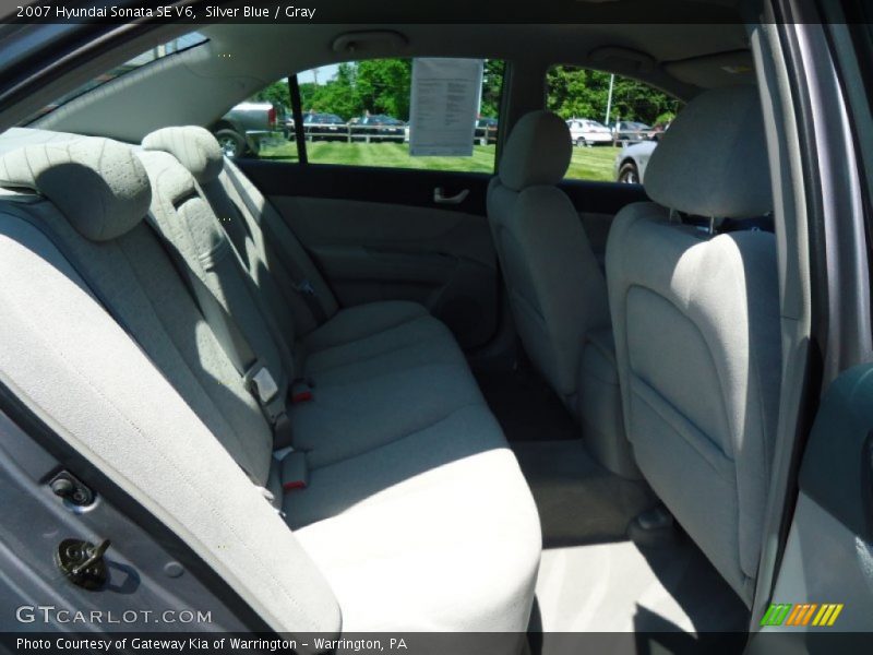 Silver Blue / Gray 2007 Hyundai Sonata SE V6