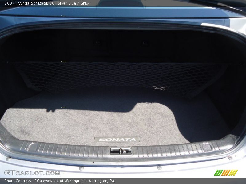 Silver Blue / Gray 2007 Hyundai Sonata SE V6