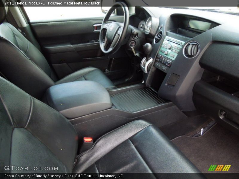 Polished Metal Metallic / Black 2011 Honda Pilot EX-L