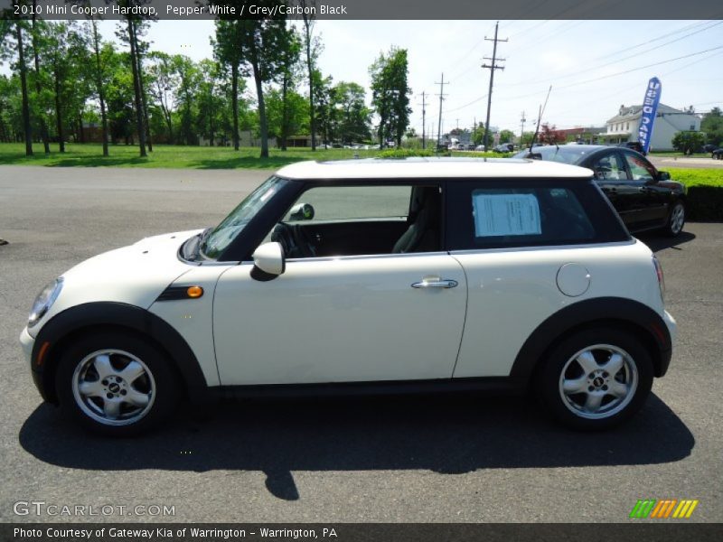 Pepper White / Grey/Carbon Black 2010 Mini Cooper Hardtop