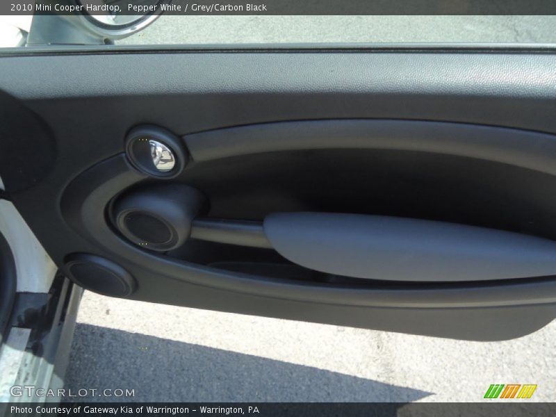 Pepper White / Grey/Carbon Black 2010 Mini Cooper Hardtop
