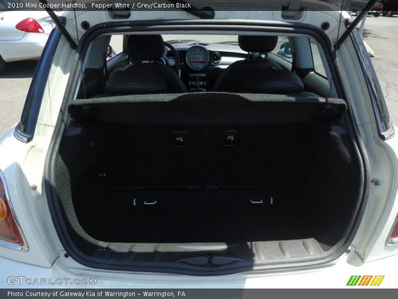 Pepper White / Grey/Carbon Black 2010 Mini Cooper Hardtop