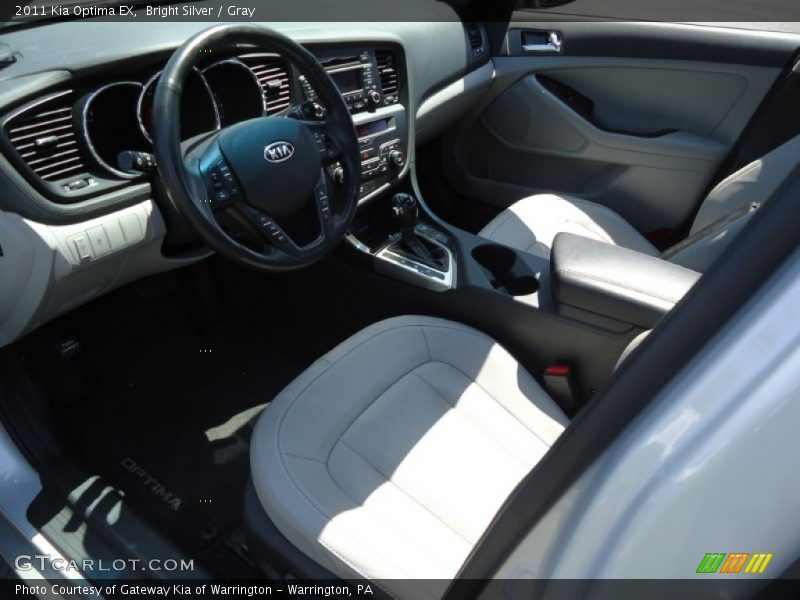 Bright Silver / Gray 2011 Kia Optima EX