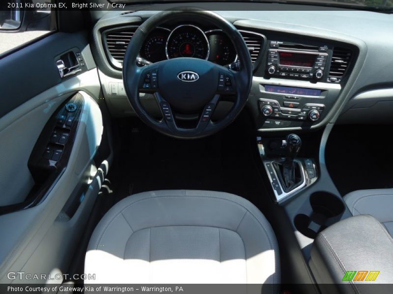 Bright Silver / Gray 2011 Kia Optima EX