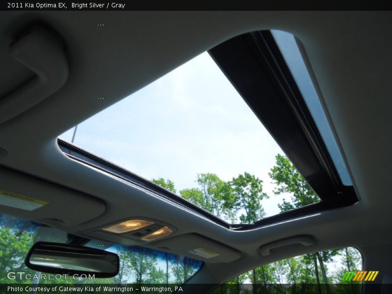 Bright Silver / Gray 2011 Kia Optima EX