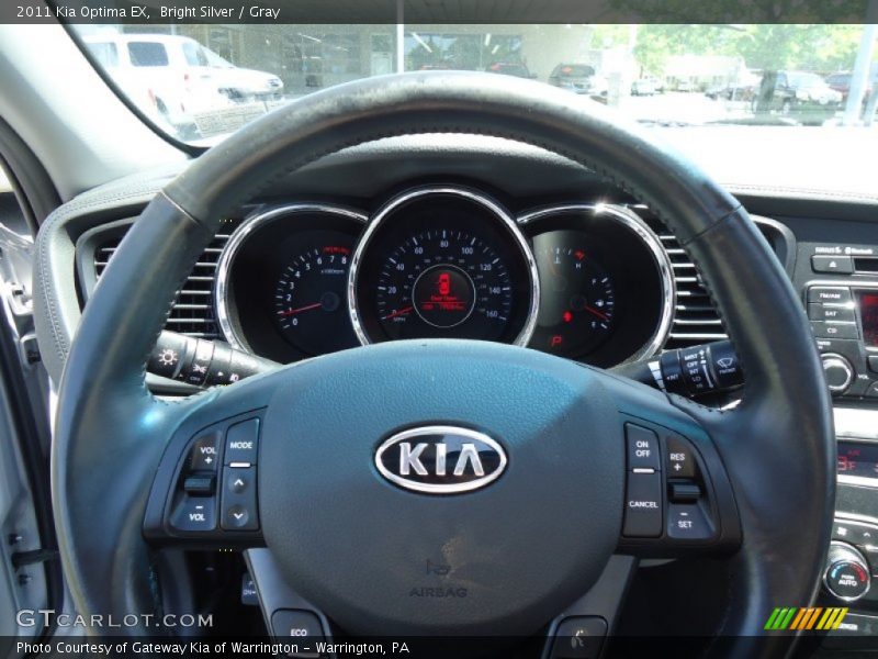 Bright Silver / Gray 2011 Kia Optima EX