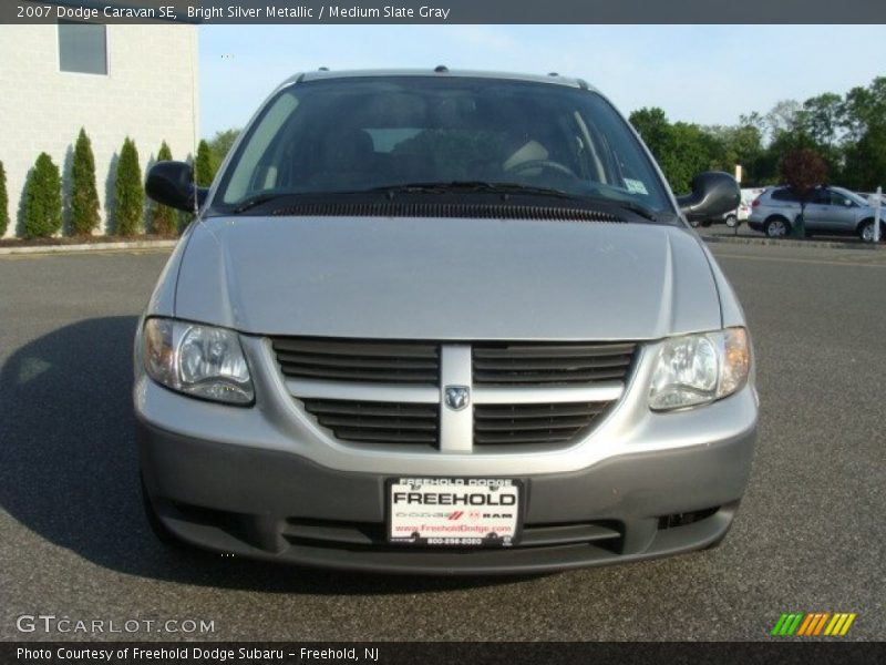 Bright Silver Metallic / Medium Slate Gray 2007 Dodge Caravan SE