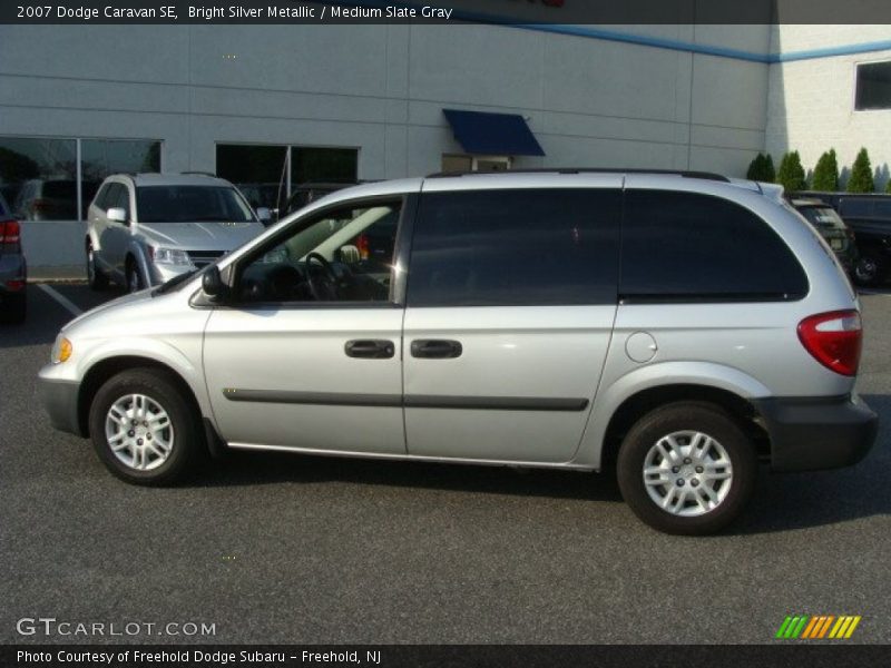 Bright Silver Metallic / Medium Slate Gray 2007 Dodge Caravan SE