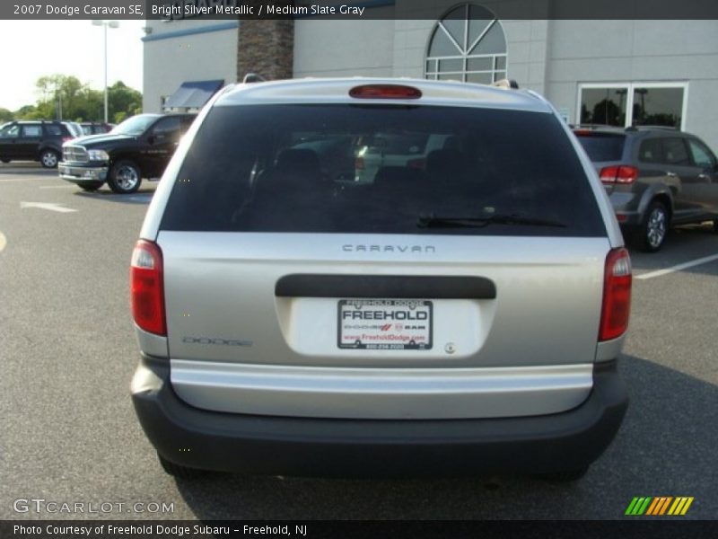 Bright Silver Metallic / Medium Slate Gray 2007 Dodge Caravan SE