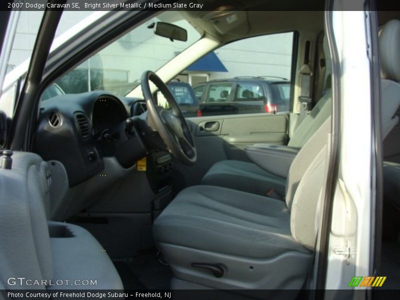 Bright Silver Metallic / Medium Slate Gray 2007 Dodge Caravan SE