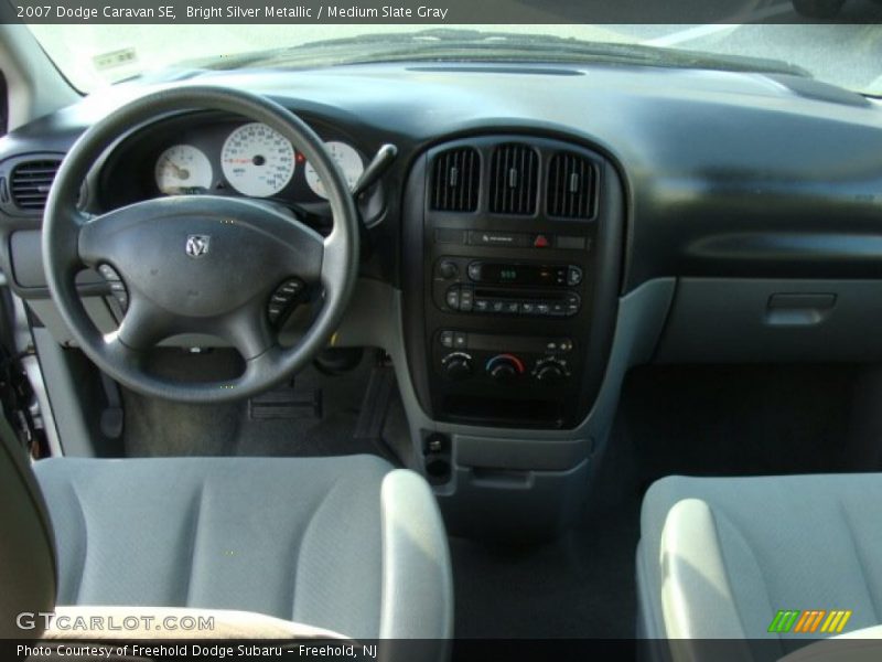 Bright Silver Metallic / Medium Slate Gray 2007 Dodge Caravan SE