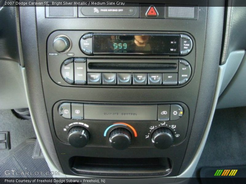 Bright Silver Metallic / Medium Slate Gray 2007 Dodge Caravan SE