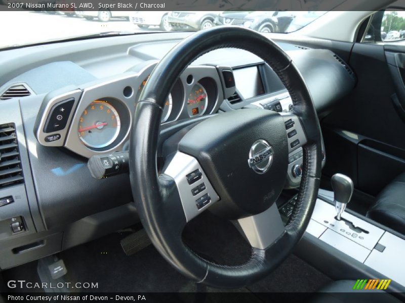 Super Black / Charcoal 2007 Nissan Murano SL AWD