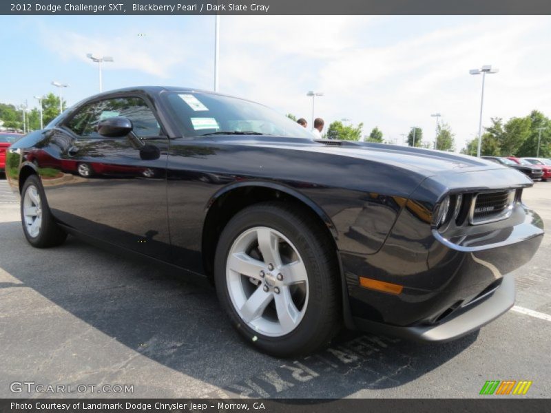Blackberry Pearl / Dark Slate Gray 2012 Dodge Challenger SXT