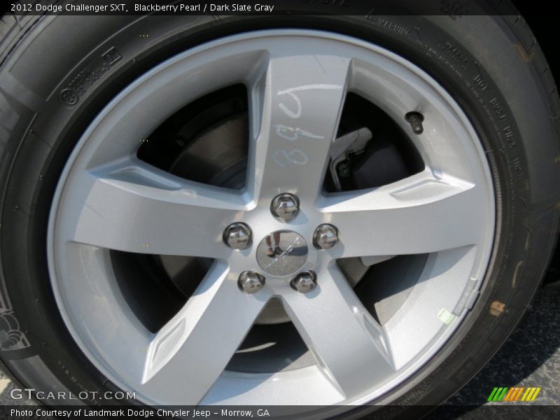 Blackberry Pearl / Dark Slate Gray 2012 Dodge Challenger SXT