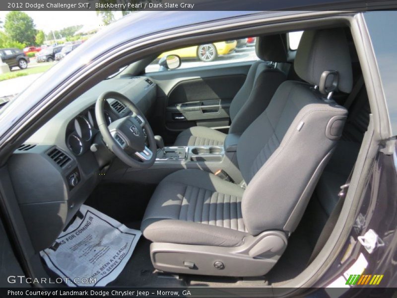 Blackberry Pearl / Dark Slate Gray 2012 Dodge Challenger SXT