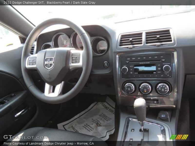 Blackberry Pearl / Dark Slate Gray 2012 Dodge Challenger SXT