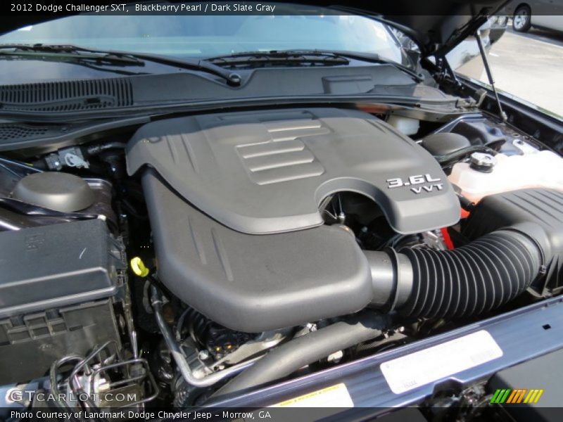 Blackberry Pearl / Dark Slate Gray 2012 Dodge Challenger SXT