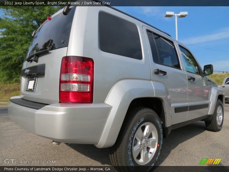 Bright Silver Metallic / Dark Slate Gray 2012 Jeep Liberty Sport