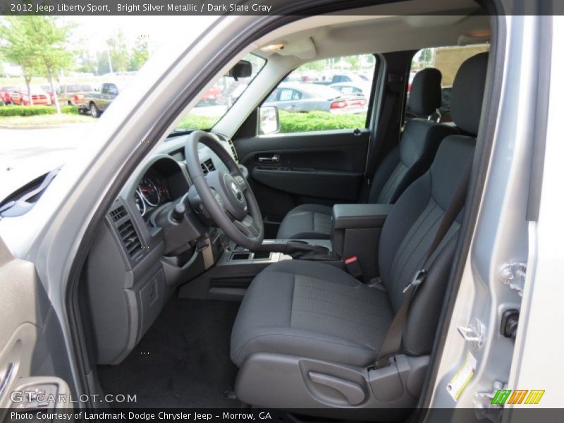 Bright Silver Metallic / Dark Slate Gray 2012 Jeep Liberty Sport
