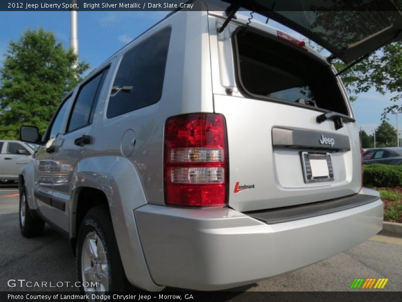 Bright Silver Metallic / Dark Slate Gray 2012 Jeep Liberty Sport