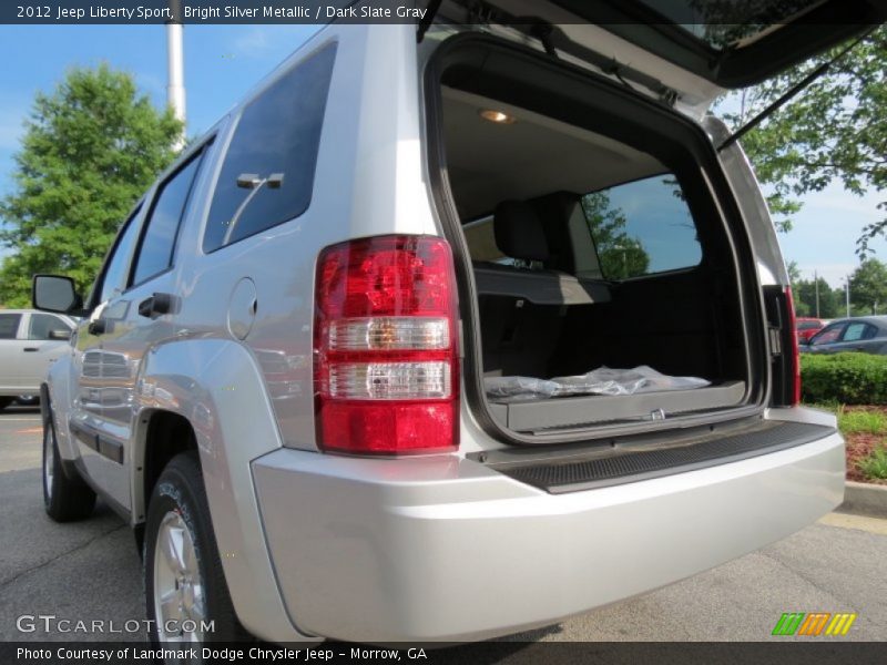 Bright Silver Metallic / Dark Slate Gray 2012 Jeep Liberty Sport