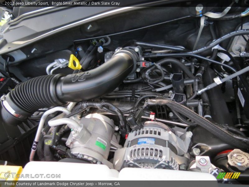 Bright Silver Metallic / Dark Slate Gray 2012 Jeep Liberty Sport