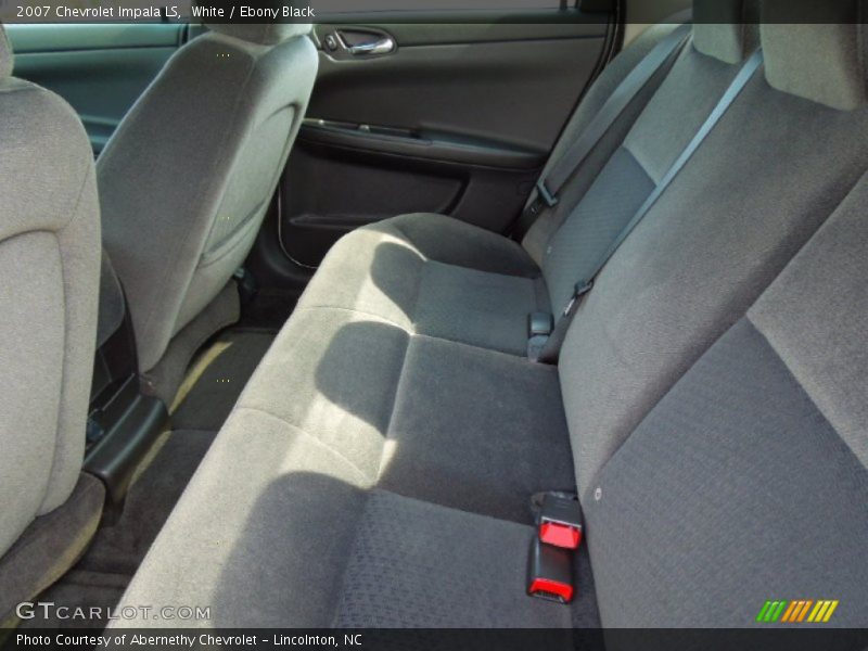 White / Ebony Black 2007 Chevrolet Impala LS