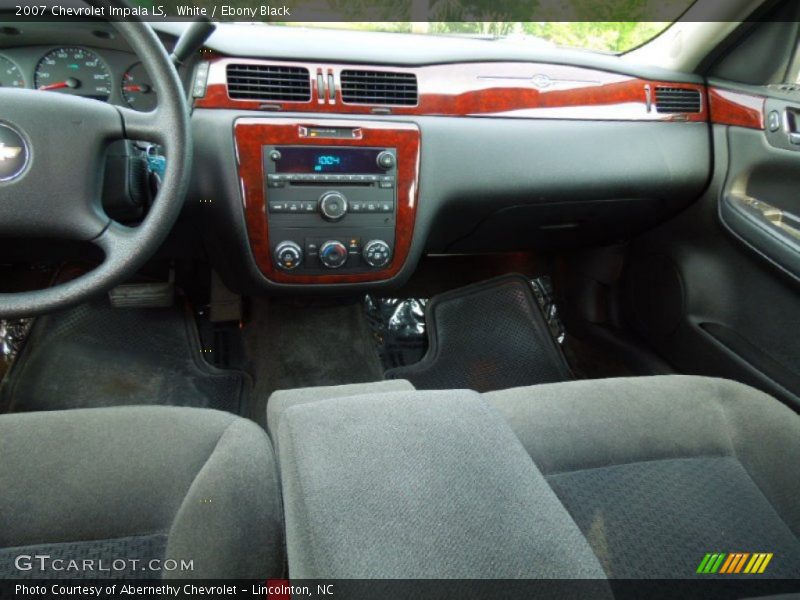 White / Ebony Black 2007 Chevrolet Impala LS