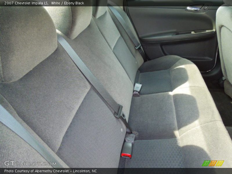 White / Ebony Black 2007 Chevrolet Impala LS