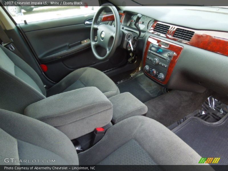 White / Ebony Black 2007 Chevrolet Impala LS