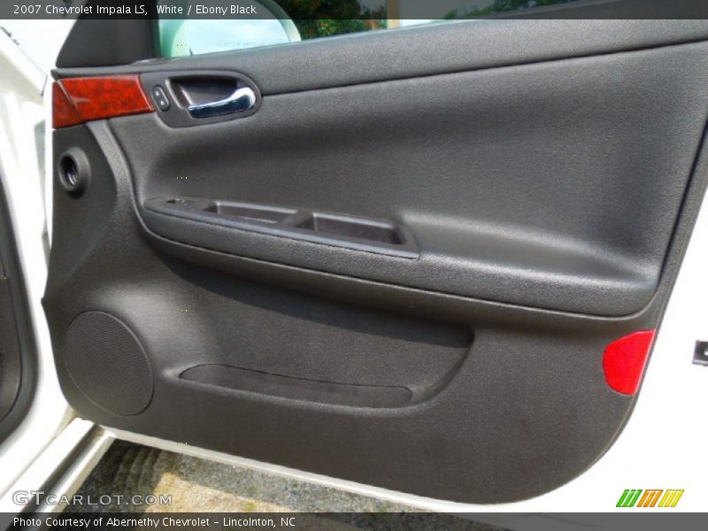 White / Ebony Black 2007 Chevrolet Impala LS