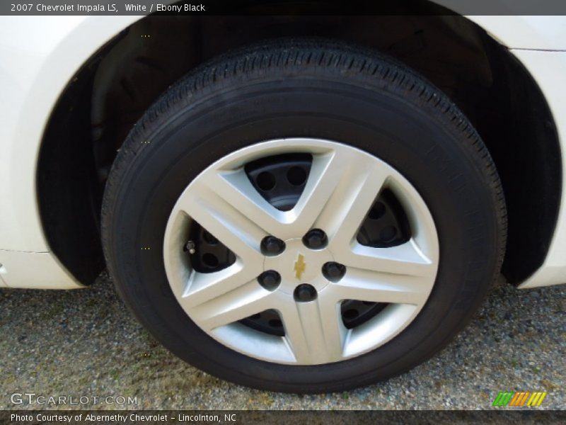White / Ebony Black 2007 Chevrolet Impala LS