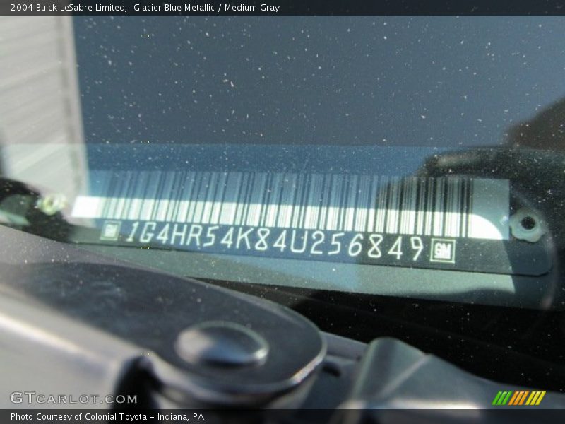 Glacier Blue Metallic / Medium Gray 2004 Buick LeSabre Limited