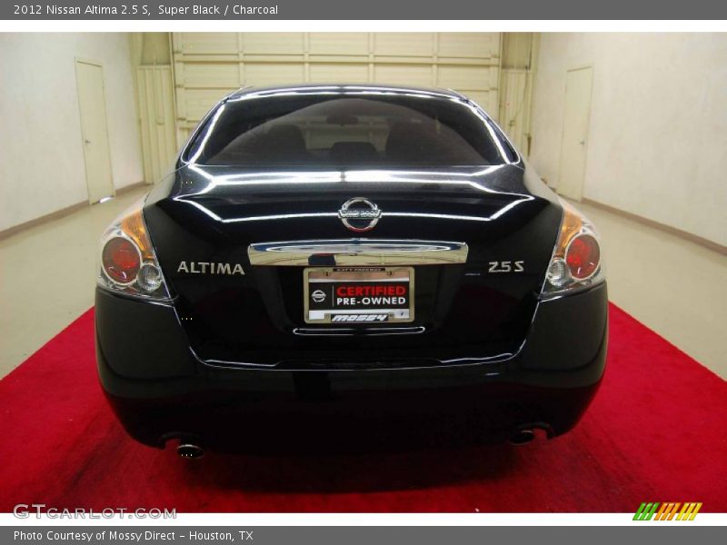 Super Black / Charcoal 2012 Nissan Altima 2.5 S