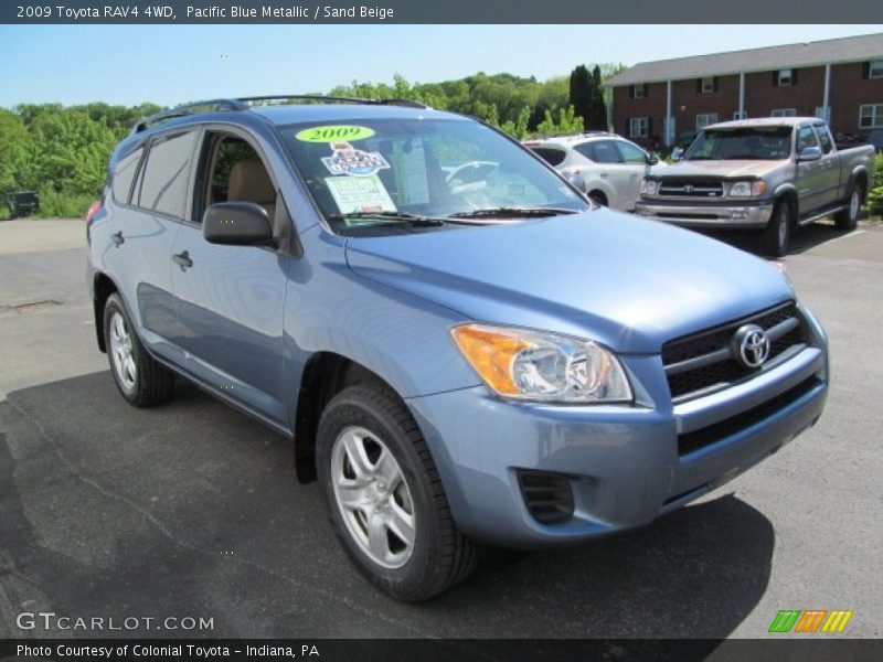 Pacific Blue Metallic / Sand Beige 2009 Toyota RAV4 4WD
