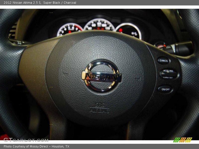 Super Black / Charcoal 2012 Nissan Altima 2.5 S