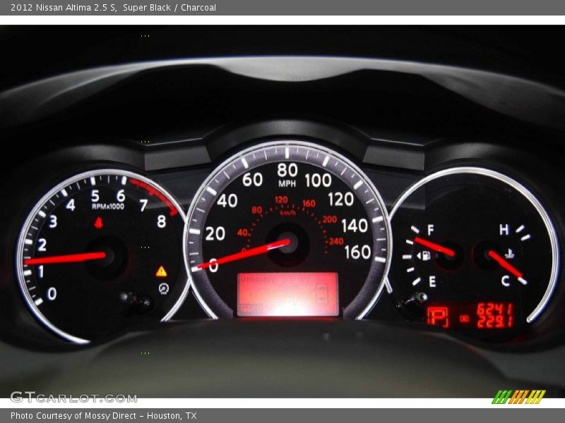 Super Black / Charcoal 2012 Nissan Altima 2.5 S